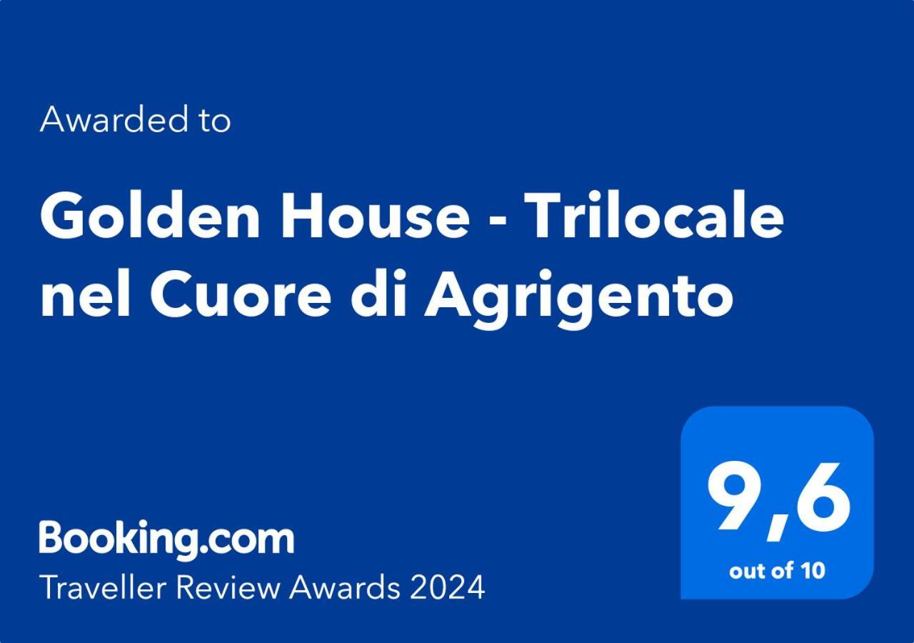 Golden House - Trilocale Nel Cuore Di อากริเจนโต ภายนอก รูปภาพ